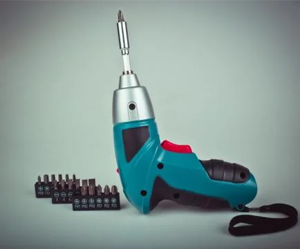 Electric screwdriver Stock Photos
