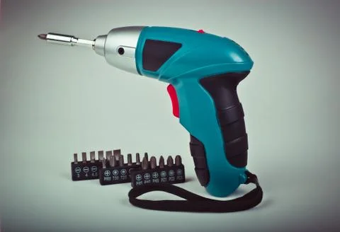Electric screwdriver Stock Photos