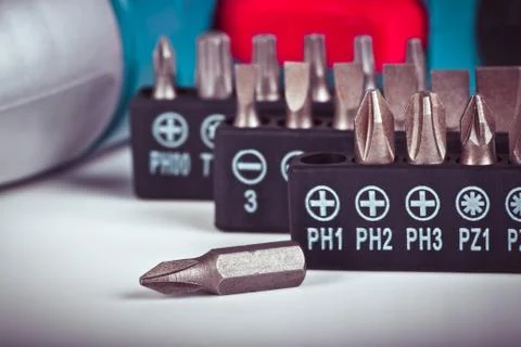 Electric screwdriver Stock Photos