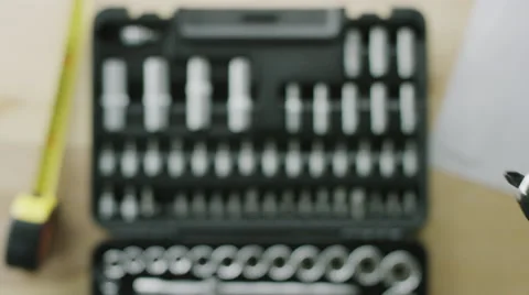 Electric screwdriver in use Stock Footage 62767675