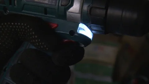 Electric Screwdriver Working Closeup Video Vídeo Stock 103957930