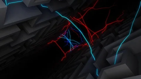 Electric - Seamless VJ Loop Stock Footage 73403811