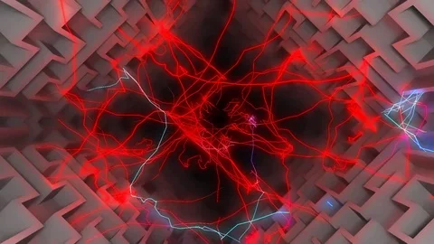 Electric - Seamless VJ Loop Stock Footage 73404337