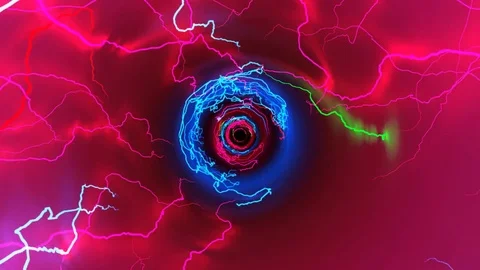 Electric - Seamless VJ Loop Stock Footage 73405147