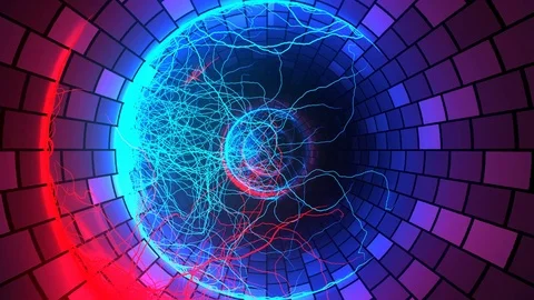 Electric - Seamless VJ Loop Stock Footage 73405906