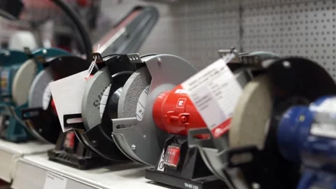 Electric sharpener Sold in the store Stock Footage 259852628