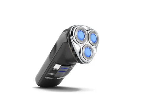 Electric shaver 3d render on white background Stock Illustration