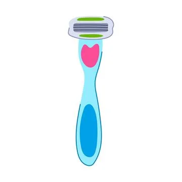 Electric shaver handle cartoon vector illustration Illustration