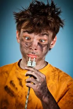 Electric shock Stock Photos