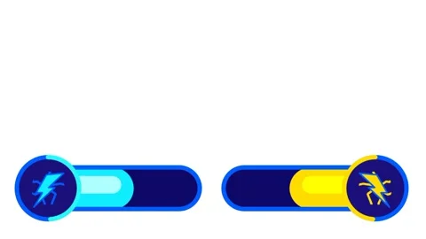 Electric Slider Toggle UI Stock Footage 333116589