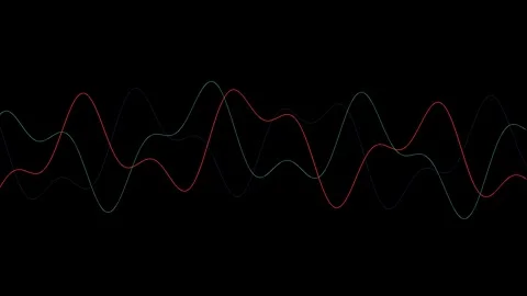 Electric snake wave animation 4K Vídeos de archivo 336516777