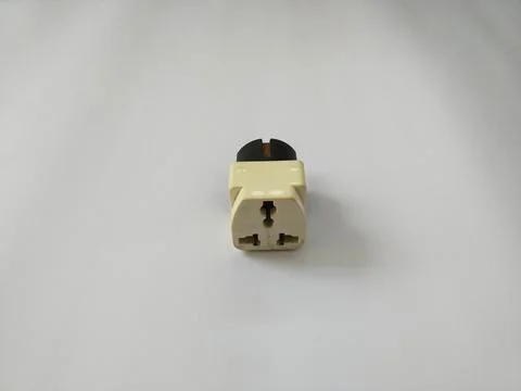 Electric socket adjuster made of plastic Stock Photos