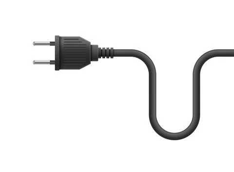 Electric socket icon in flat style. Connection and disconnection vector ill.. Stock Illustration