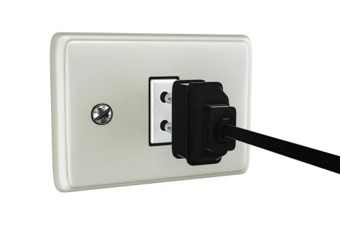Electric socket Stock Illustration