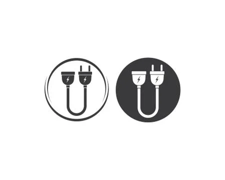 Electric socket plug vector,illustration Stock Illustration