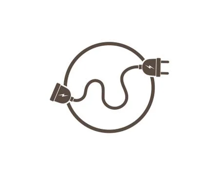 Electric socket plug vector,illustration Stock Illustration