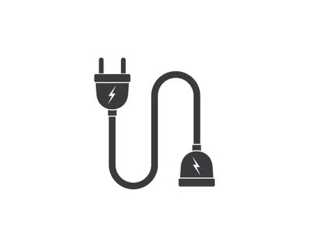 Electric socket plug vector,illustration Stock Illustration