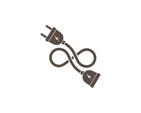 Electric socket plug vector,illustration Stock Illustration