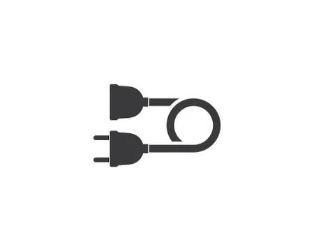 Electric socket plug vector,illustration Stock Illustration