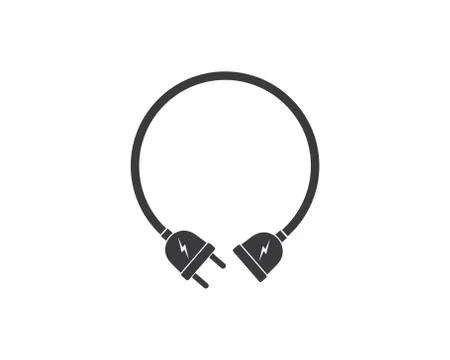 Electric socket plug vector,illustration Stock Illustration