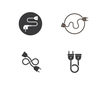 Electric socket plug vector,illustration Stock Illustration