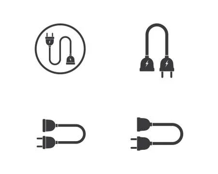 Electric socket plug vector,illustration Stock Illustration
