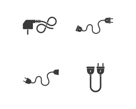 Electric socket plug vector,illustration Stock Illustration