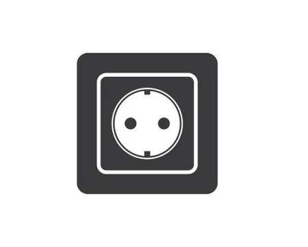 Electric socket plug vector,illustration Stock Illustration