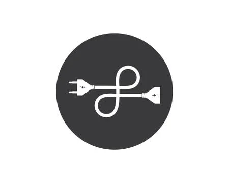 Electric socket plug vector,illustration Illustrazione stock