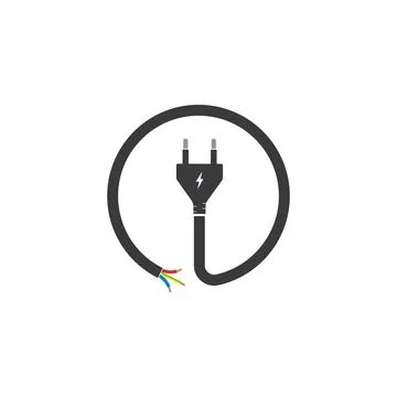 Electric socket plug vector,illustration Stock Illustration