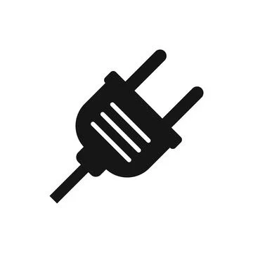 Electric sockets icon in flat style. Electricity plug vector illustration o.. Stock Illustration