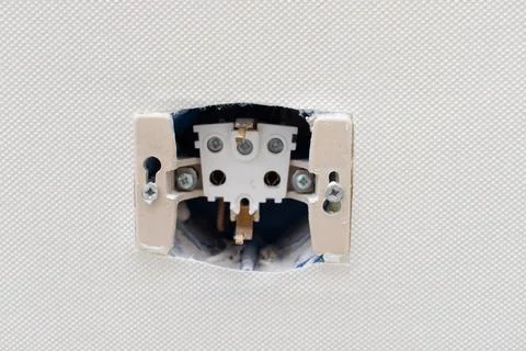 Electric Sockets in the wall Stock-Fotos