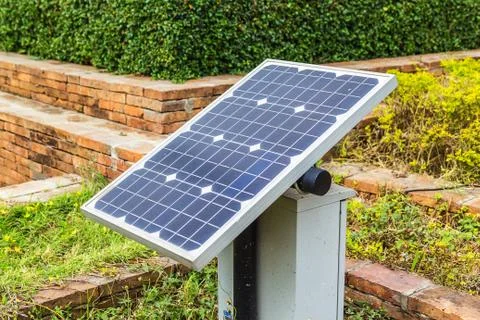 Electric solar cell Stock Photos