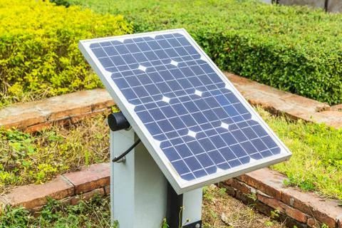 Electric solar cell Stock Photos