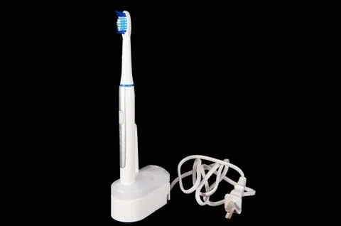 Electric sonic toothbrush Stock Photos