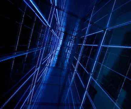 Electric space Stock Photos