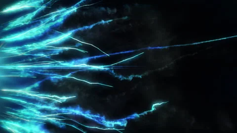 Electric spark and smoke loop effect Stock Footage 264018879