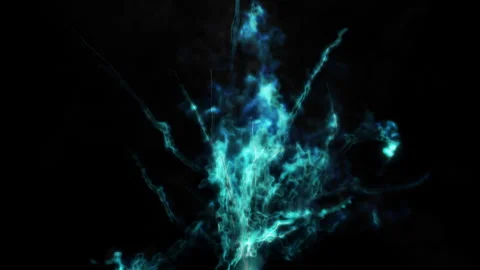 Electric spark and smoke loop effect Stock Footage 264019070