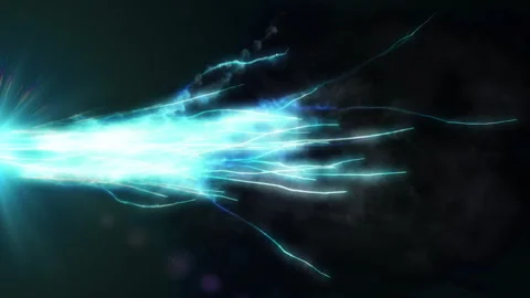 Electric spark and smoke loop effect Stock Footage 264019073