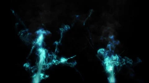 Electric spark and smoke loop effect Stock Footage 264019196