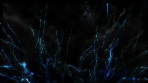 Electric spark and smoke loop effect Stock Footage 264019481