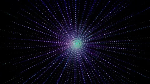 Electric star vj loop Stock Footage 71256286