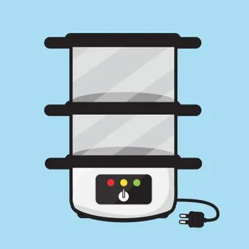 Electric Steamer vector design. Stock Illustration