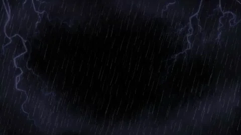 Electric storm with lightning bolts on a dark background Stock Footage 337603042