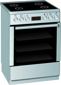 Electric stove Stock Illustration