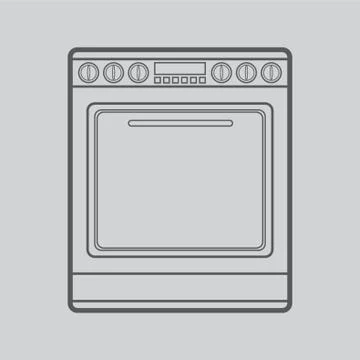 Electric Stove Stock-Illustration