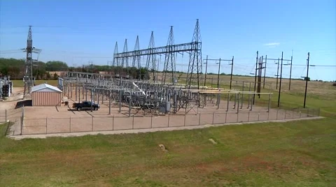 Electric Sub Station Stock-Footage 47972591