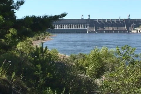 Electric substation. Stock Footage 628254