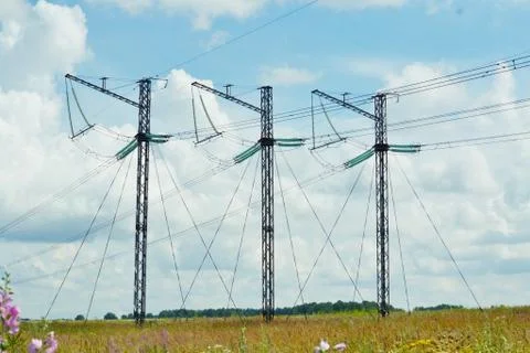 Electric substation Stock Photos