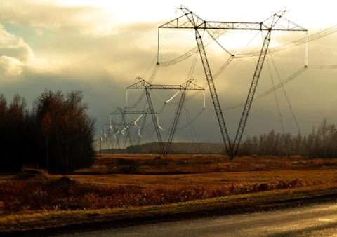Electric substation Stock Photos